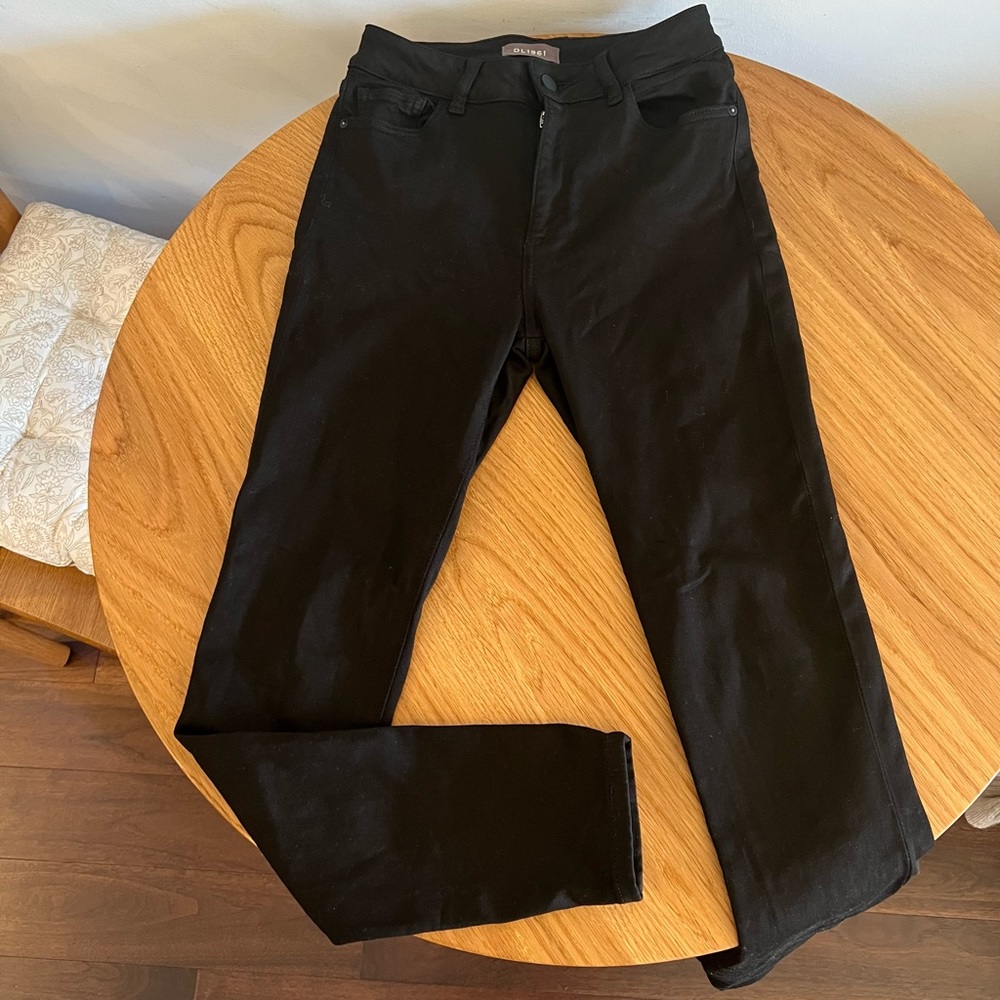 DL1961 Black High Rise Skinny Jeans